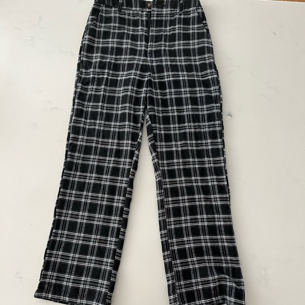 Plaid trousers